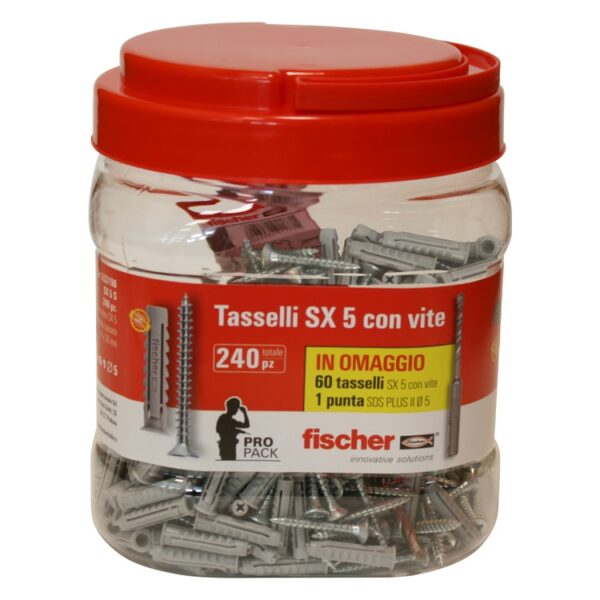 Tasselli SX 5 S (barattolo Propack 240PZ+SDS)