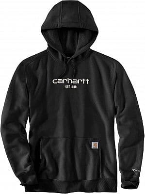 FELPA CARHARTT CAPPUCCIO E TASCA NERA