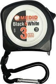 FLESSOMETRO BLACK & WHITE 3 MT