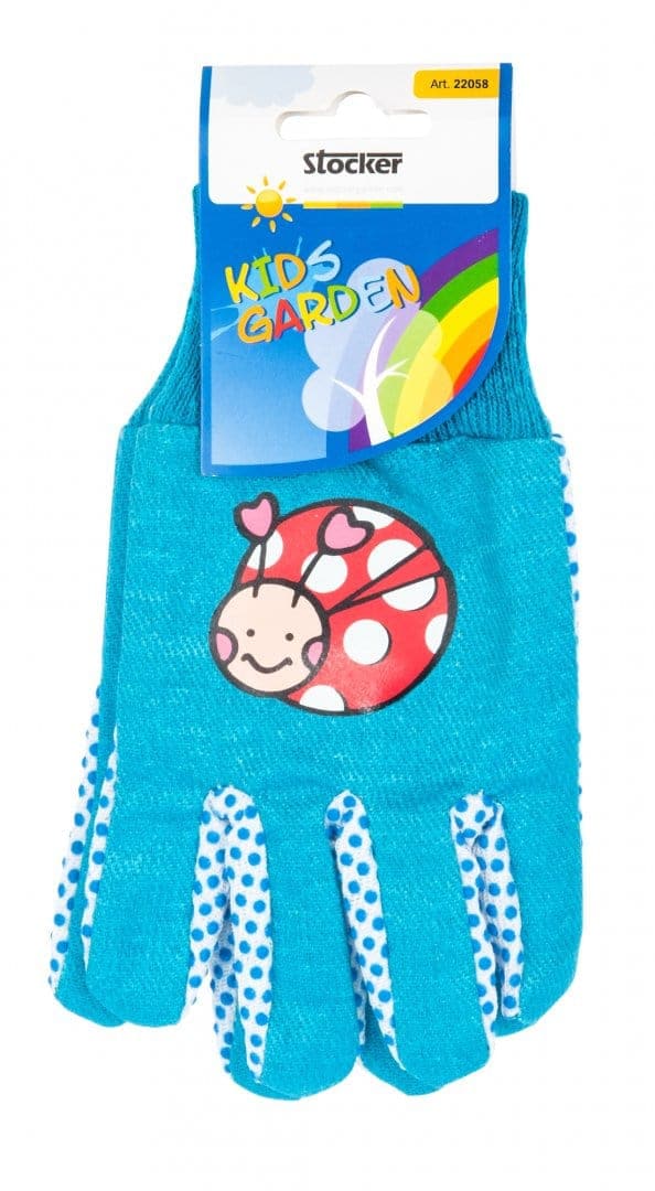 GUANTI DA GIARDINO KIDS GARDEN AZZURRI