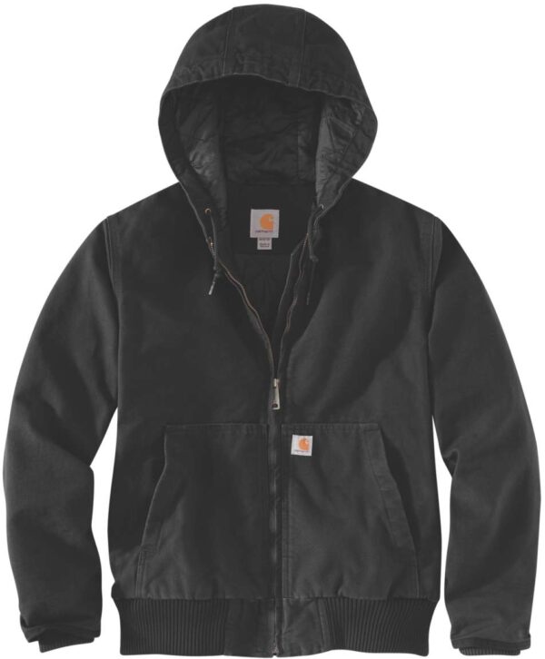 GIACCA DONNA CARHARTT C/TASCHE E CAPPUCCIO NERO