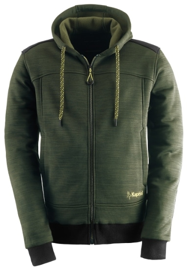 FELPA SLICK  ZIP VERDE