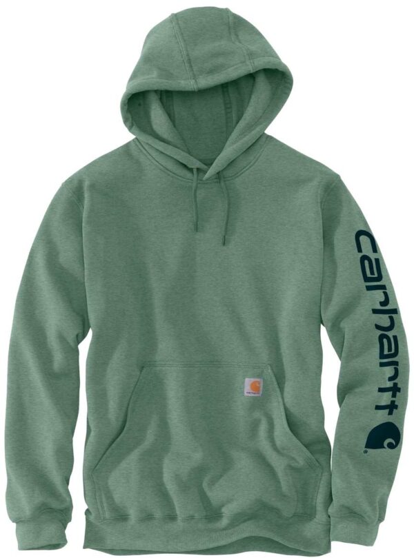 FELPA C/CAPPUCCIO LOGO MANICA JADE