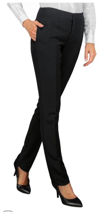 PANTALONE CAPRI NERO ISACCO