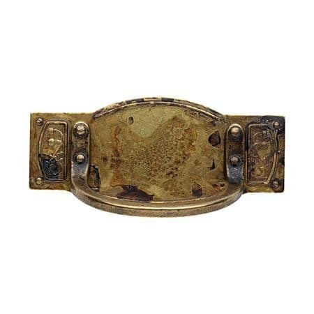 Maniglia Metal Style patinata bronzo